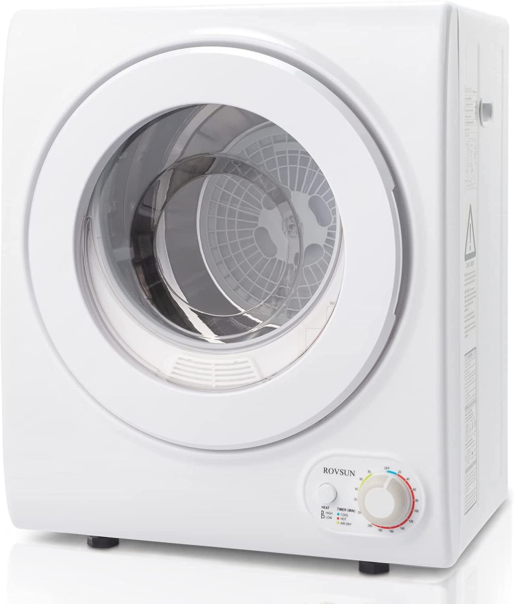 RovSun 110V White Stainless Steel Electric Tumble Dryer
