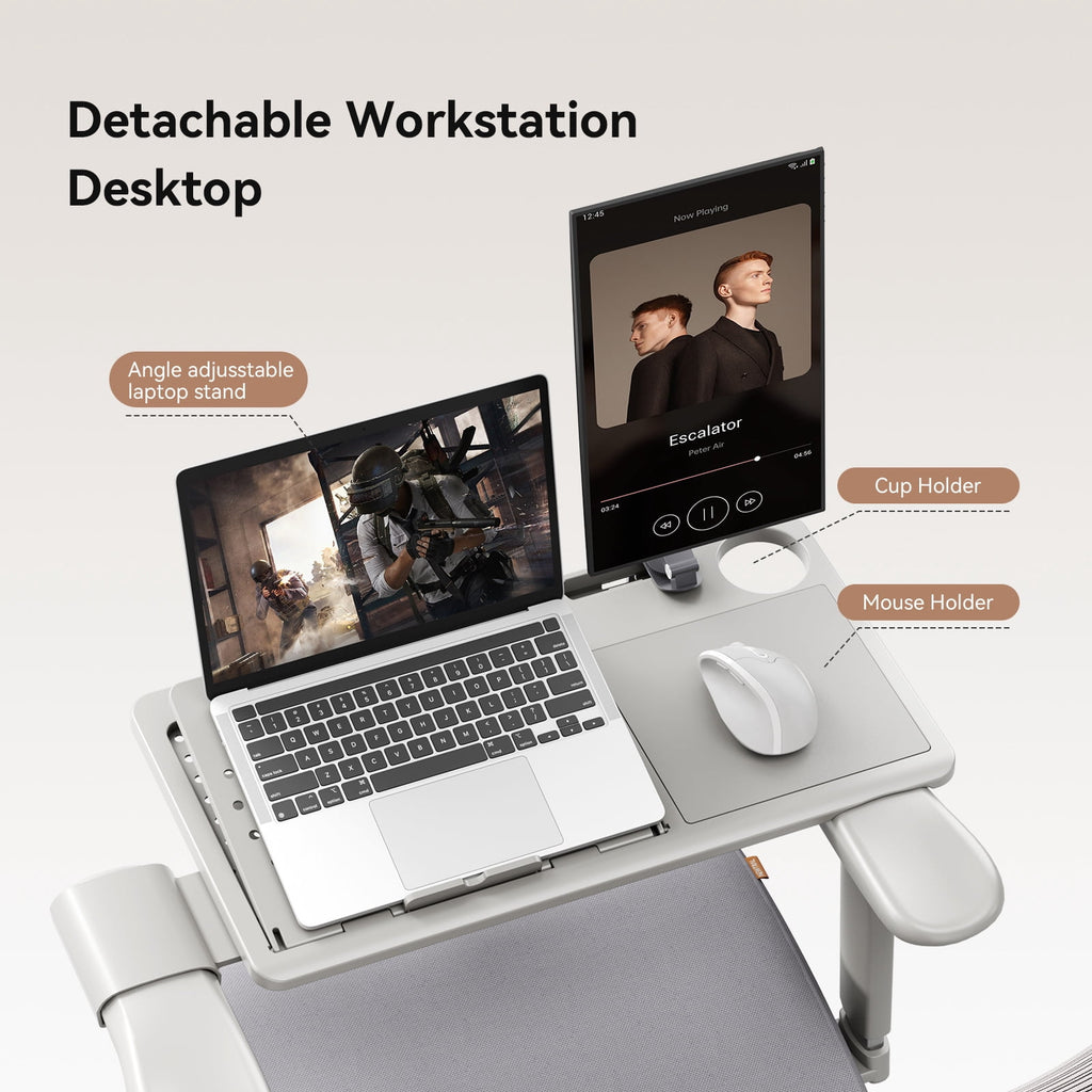 Newtral MagicH-PRO Ergonomic Chair with Laptop Tray for Home Office & Gaming