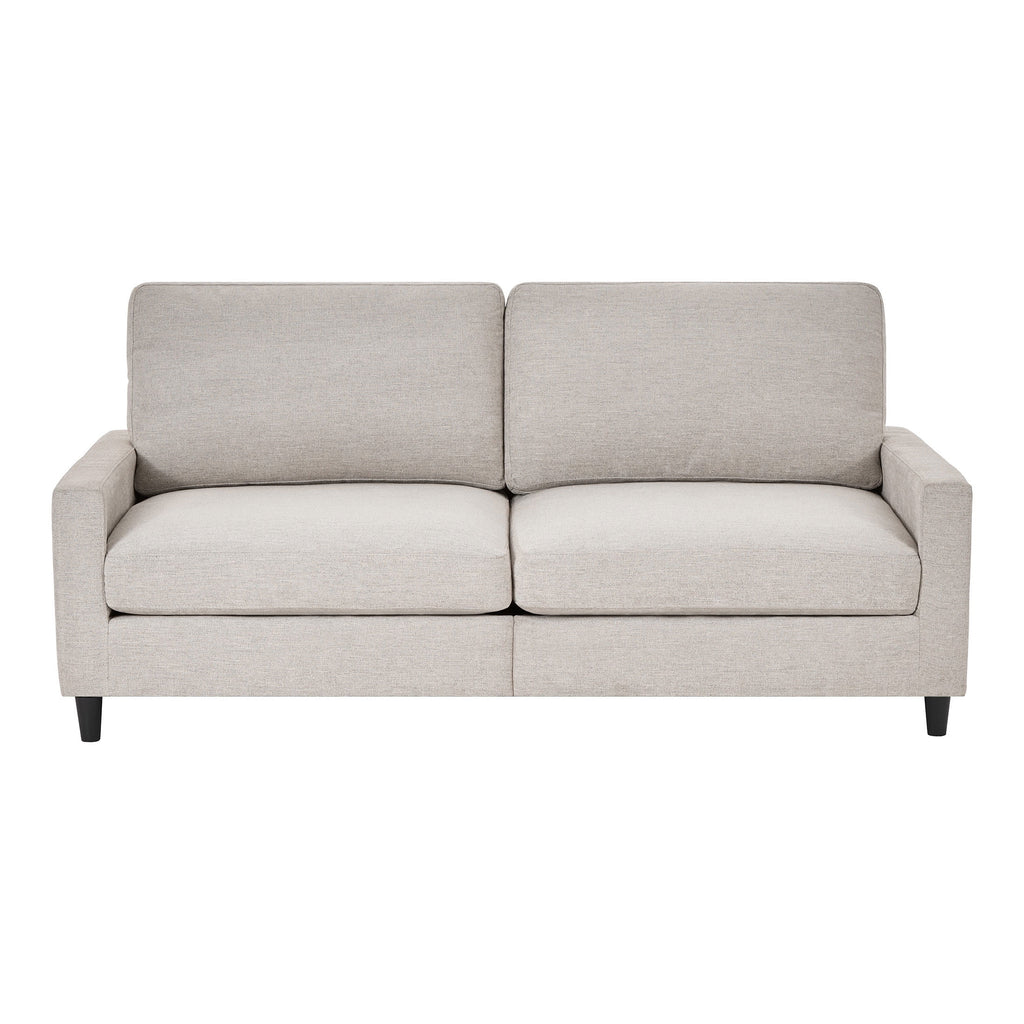 Mainstays 77 Square Arm Sofa, Light Grey