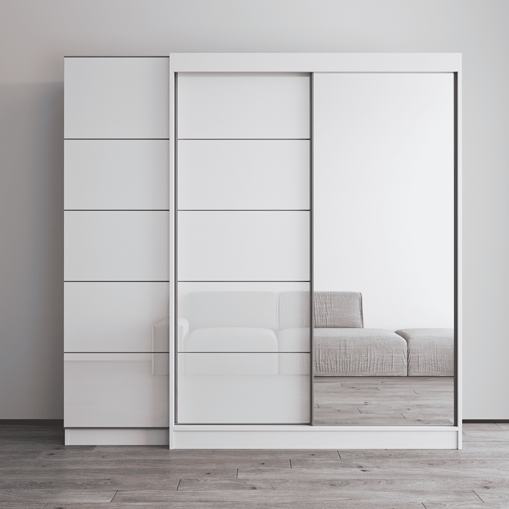 Aria 2D-EX Wardrobe with 1 Mirror