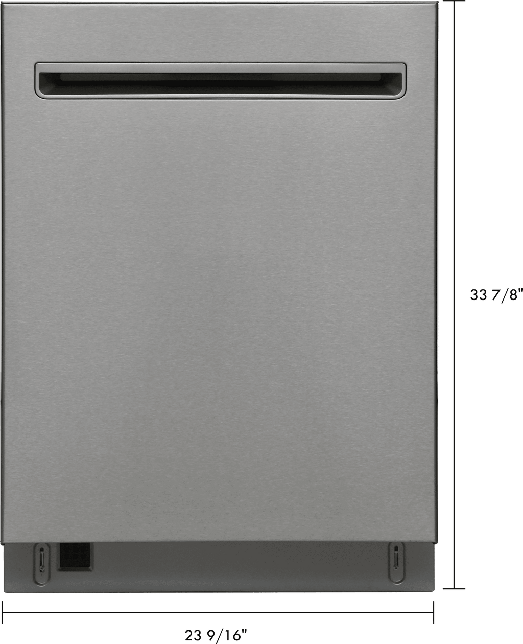 Kenmore 24” Built-In-Dishwasher w/ 3rd Rack & Turbo Dry with Pocket Handle-SS