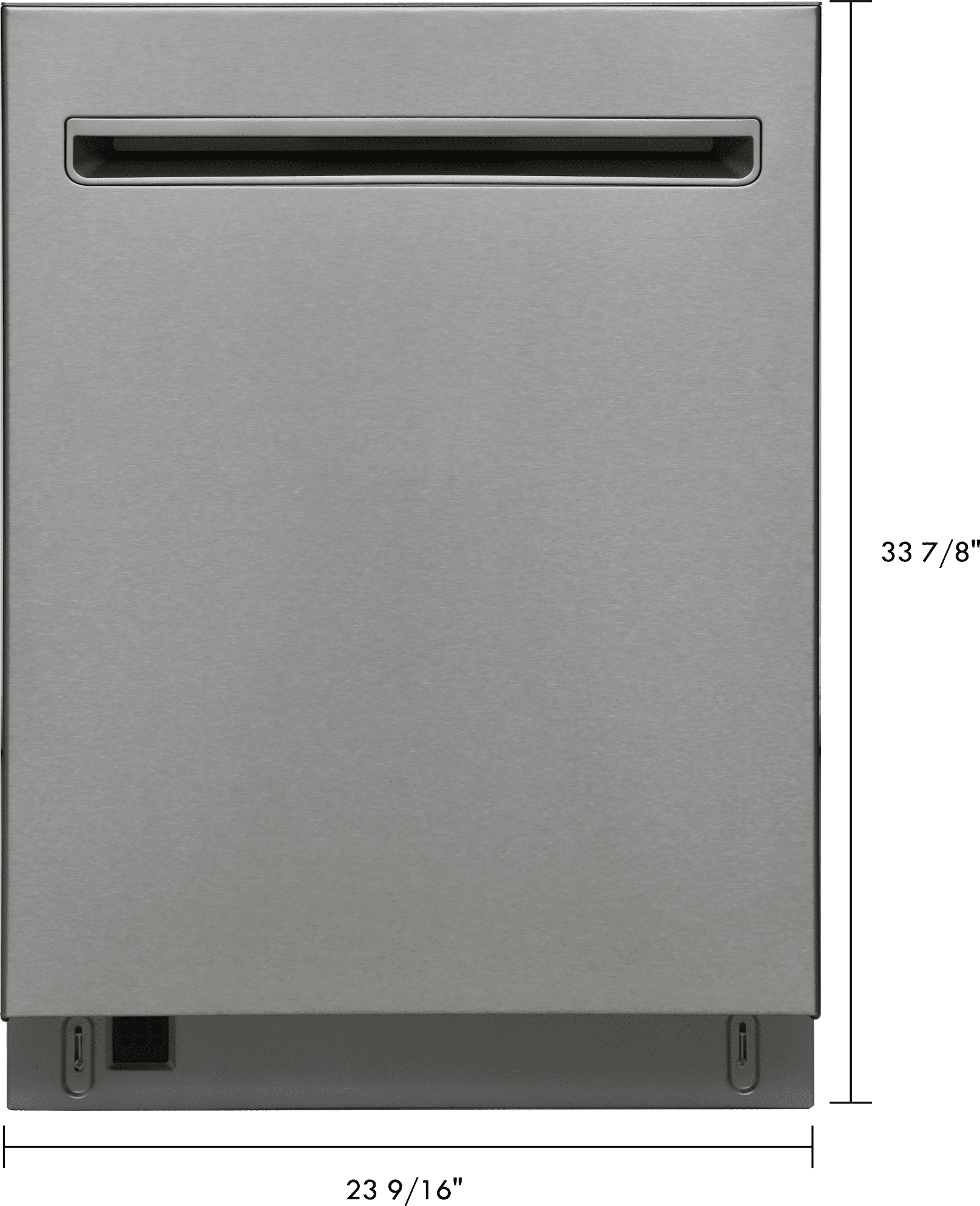 Kenmore 24” Built-In-Dishwasher w/ 3rd Rack & Turbo Dry with Pocket Handle-SS