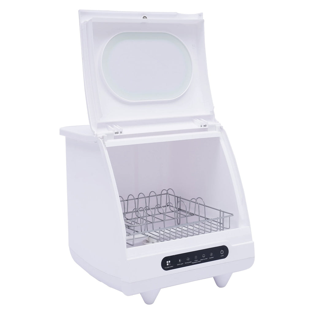 40*40*45cm 1200W Portable White Countertop Dishwasher Mini Countertop Dishwasher Homes Apartments