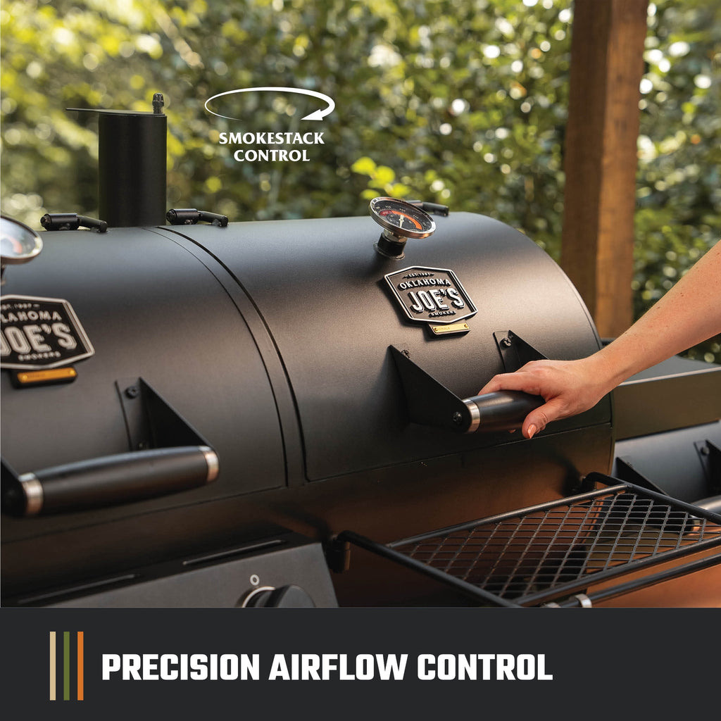Oklahoma Joe's® Canyon Combo Gas Grill & Offset Smoker