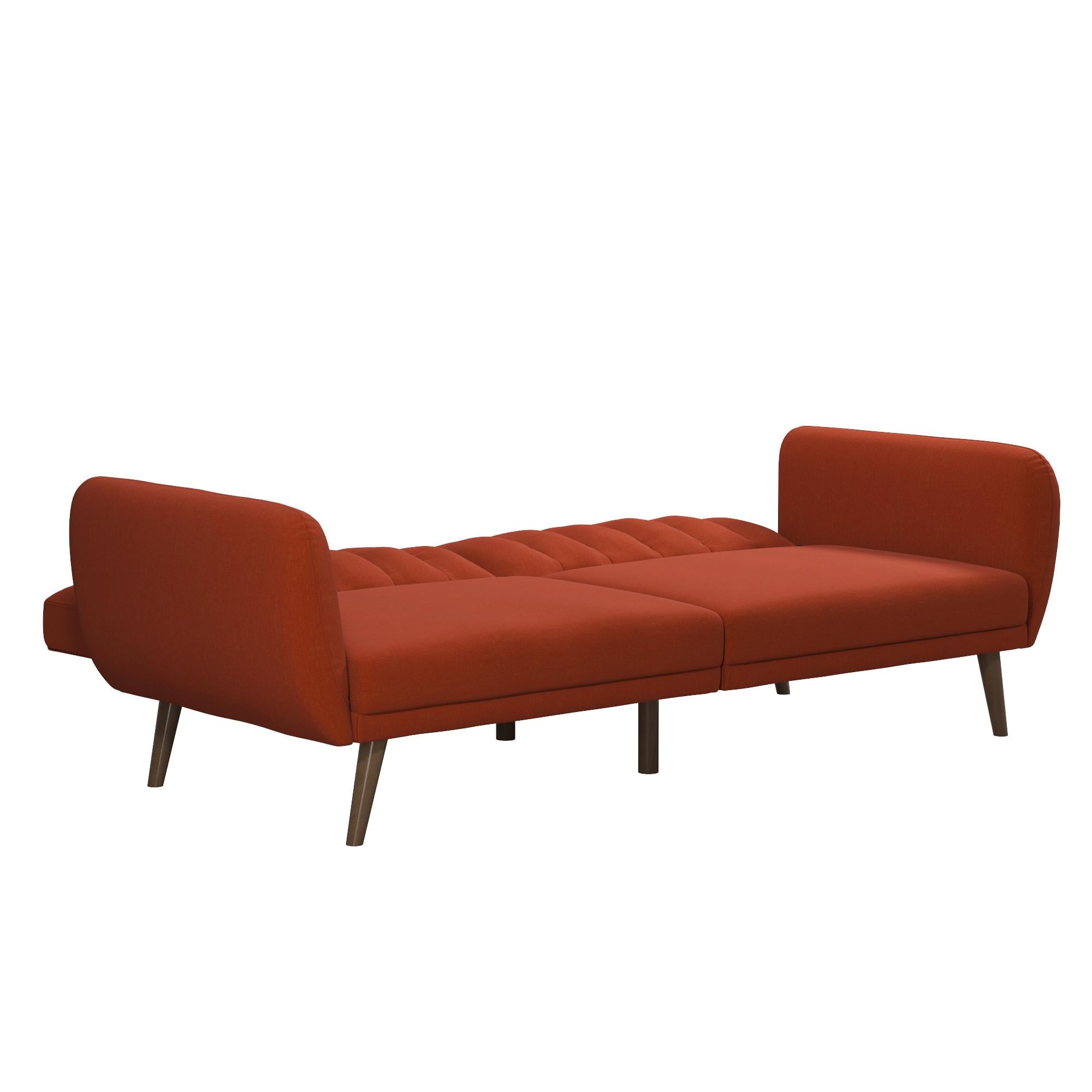 Novogratz Brittany Futon, Blue Linen