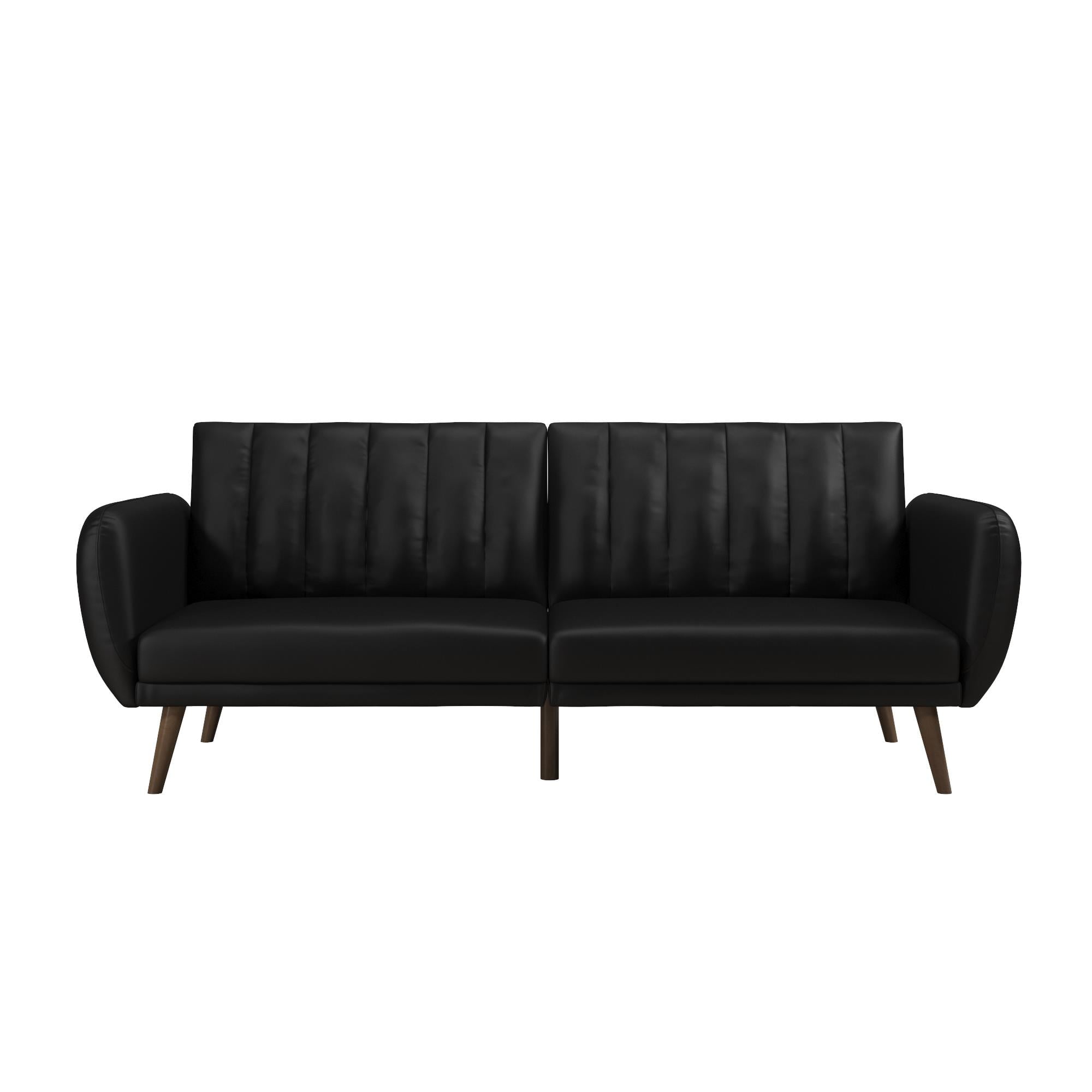 Novogratz Brittany Futon, Blue Linen