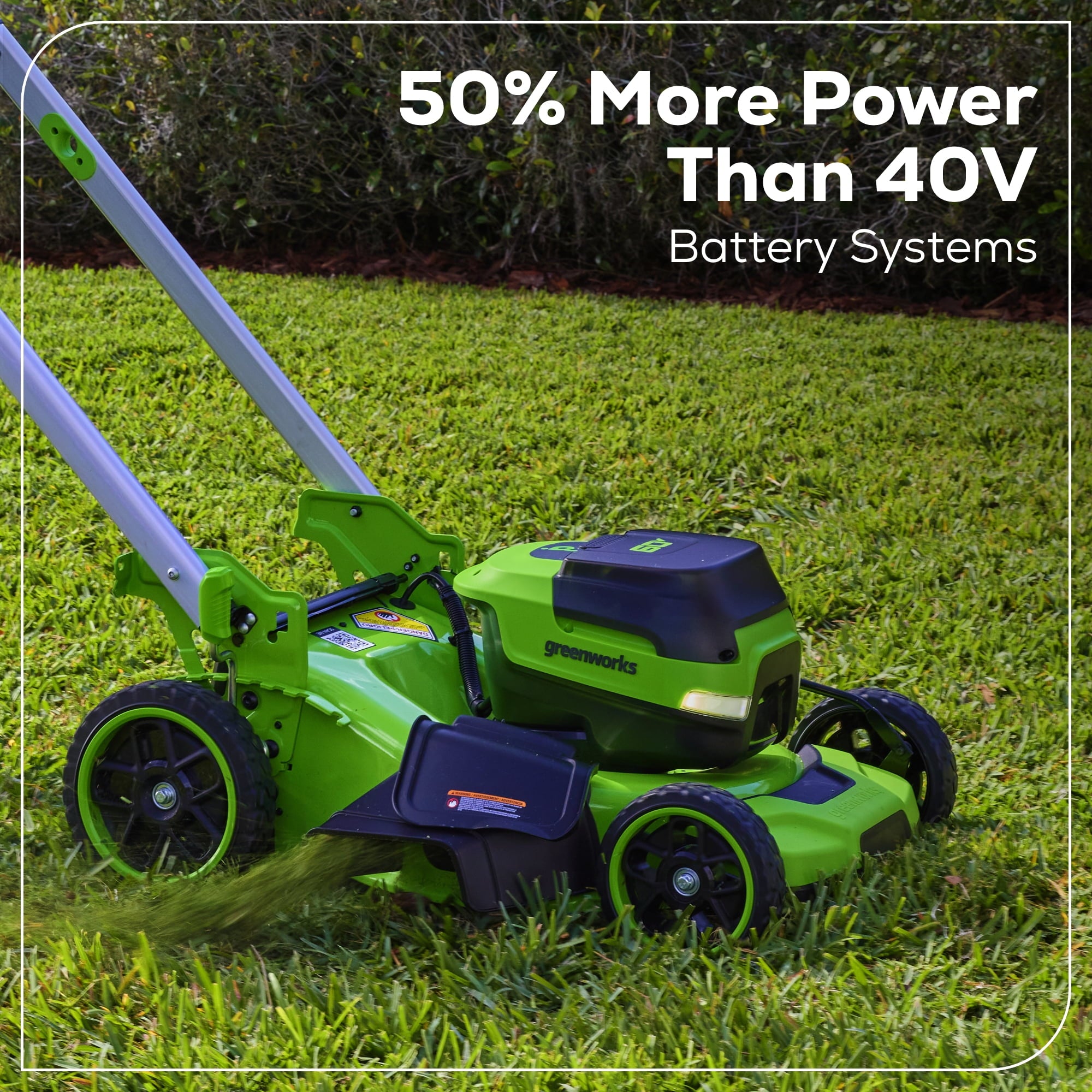 Greenworks 60V 21” Self-Propelled Lawn Mower with (2) 5.0 Ah Batteries & Rapid Charger 2546202