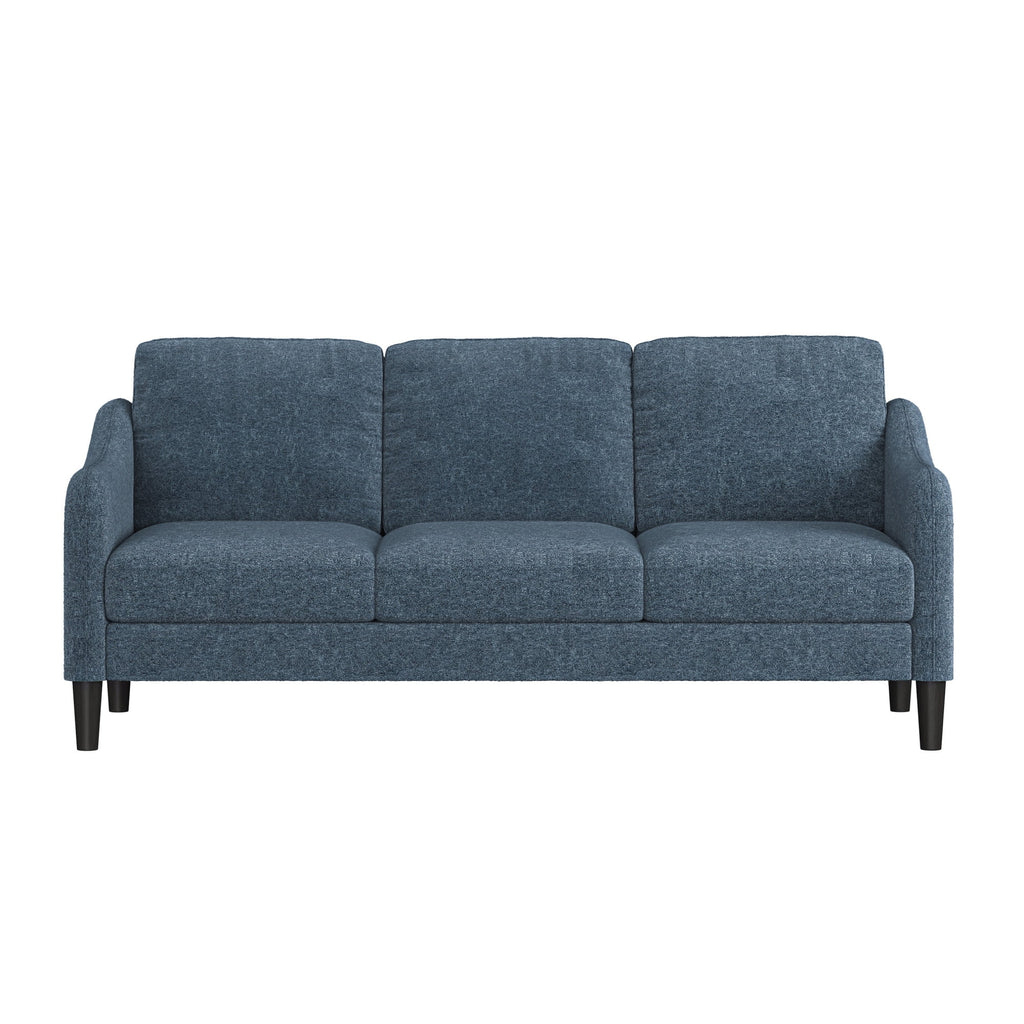 Mainstays Westley Swoop Arm 74 Sofa, Moss Green