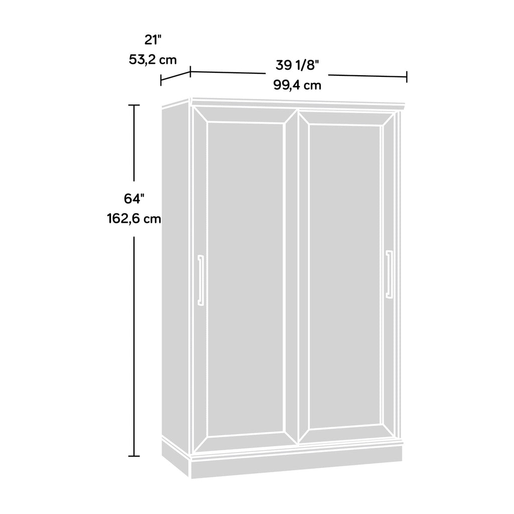 Sauder HomePlus Wardrobe Armoire, Dakota Oak Finish