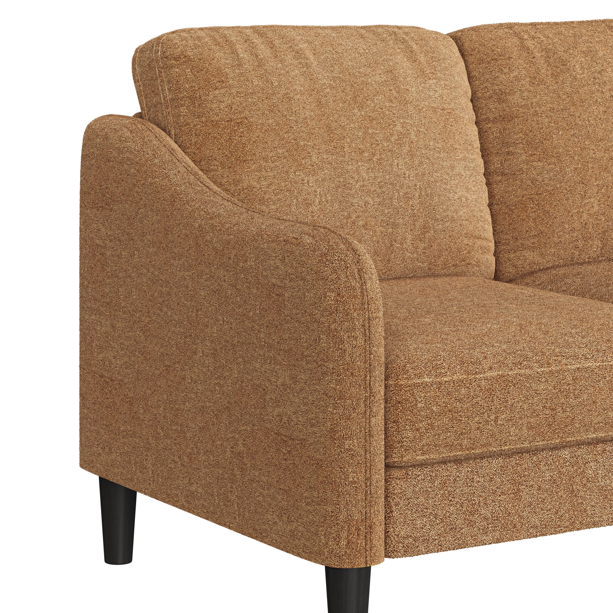 Mainstays Westley Swoop Arm 74 Sofa, Moss Green