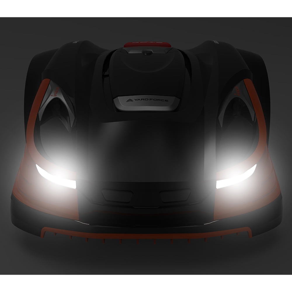 Yard Force 28 Volt Robotic Lawn Mower with Brushless Wheel Motors, Wi-Fi Control, CloudHawk App
