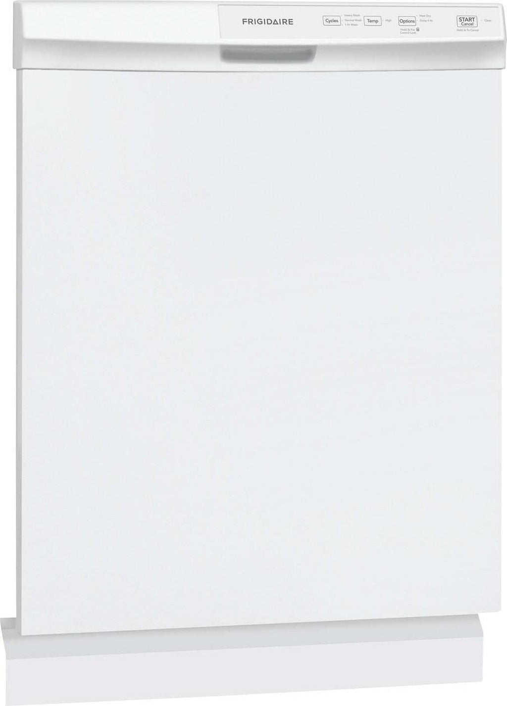Frigidaire FFCD2413UW 24 Built-In Dishwasher, Front Control, White