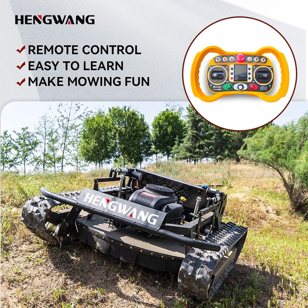 Robotic Lawn Mowers, Tracked, All-Terrain, Remote Control