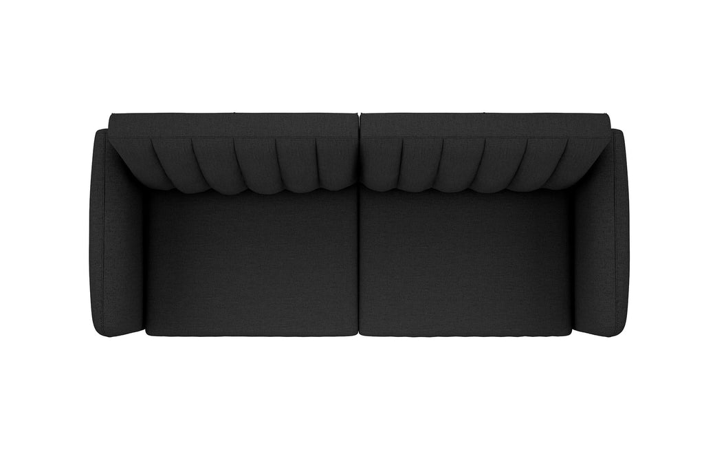Novogratz Brittany Futon, Blue Linen
