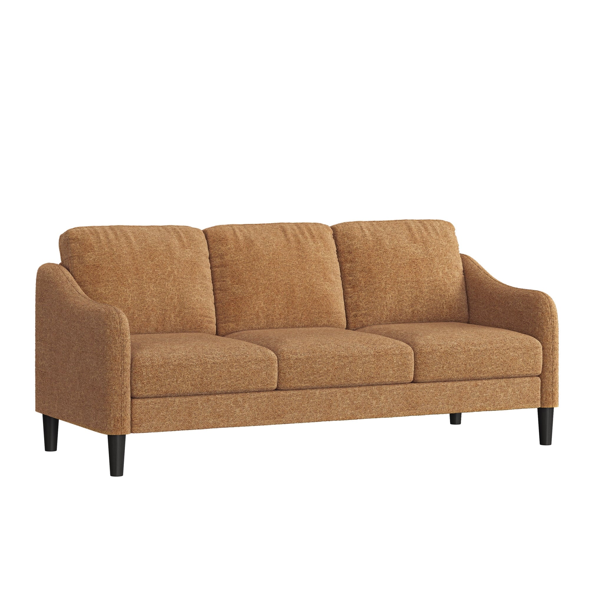 Mainstays Westley Swoop Arm 74 Sofa, Moss Green