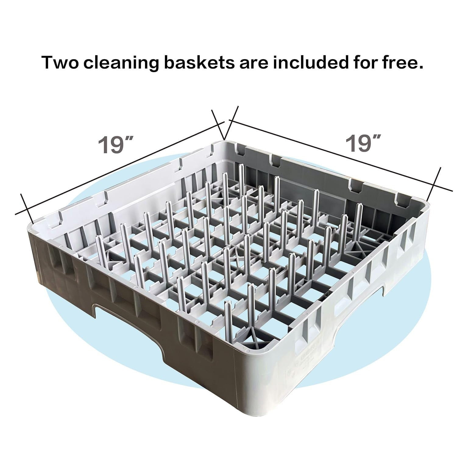 HYBOKITCH Undercounter Commercial Dishwasher/Glasswasher Built-in Booster, Built-in Detergent & Rinse Aid Pumps, Stainless Steel, Up to 40 Racks/Hr, 208~240V
