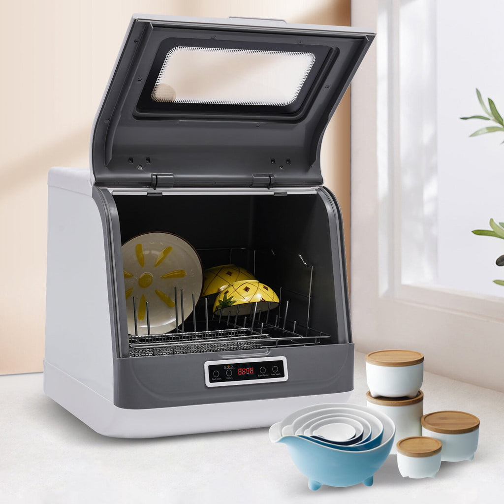 Countertop Dishwasher, Portable Countertop Dishwasher, Mini Dishwasher for Small Households, Apartments, Boats, and Campers/ RVS with Limited Space