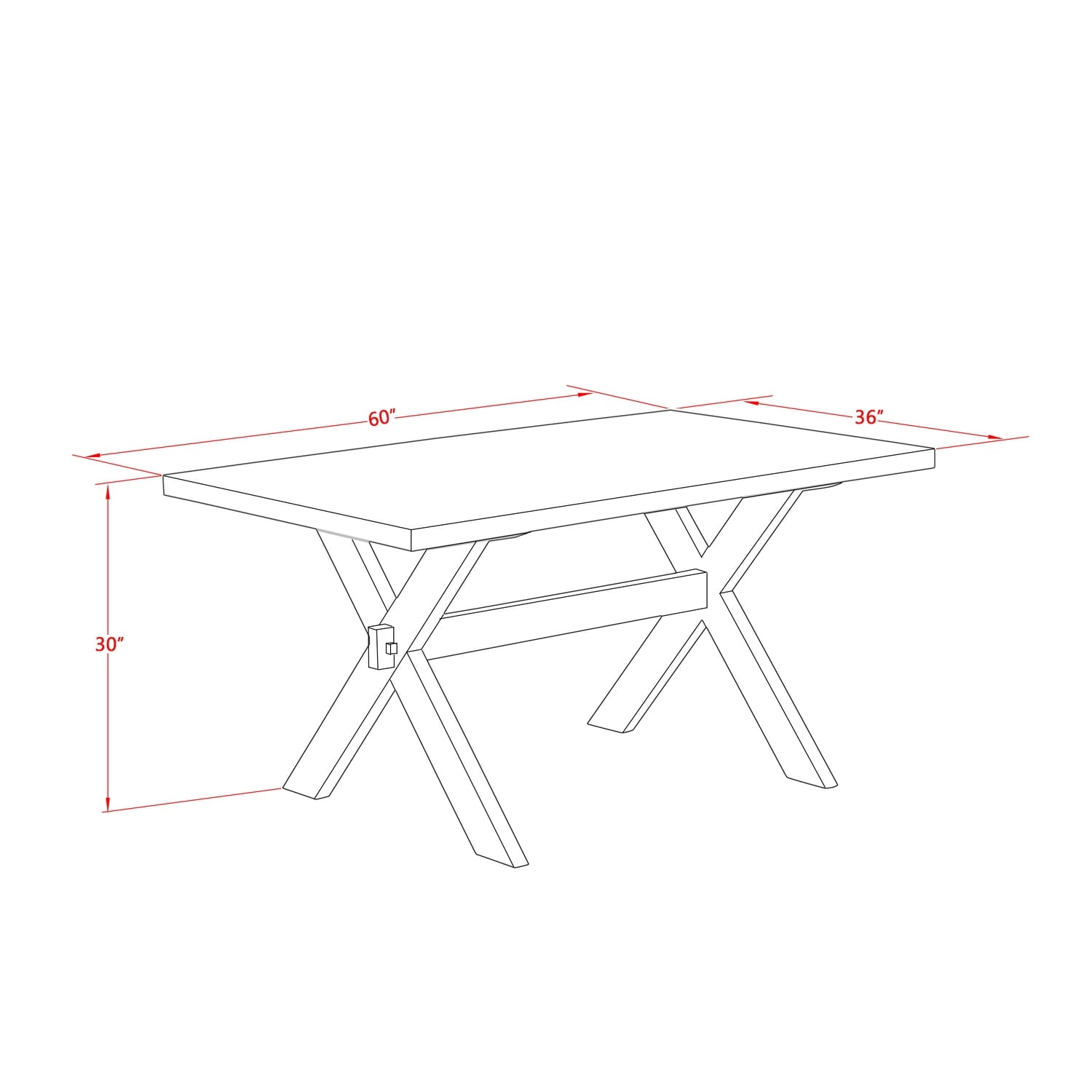 Modern 7-Piece Dining Set - Rectangular Table6 Parson Chairs - Solid Wood Frame