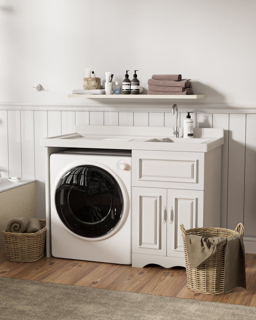 TABU 2.6 cu ft Portable Dryer for Clothes, 8.8 lbs Compact Dryer, Electric Dryer for Apartment,White