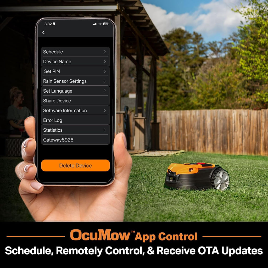 LawnMaster Automatic Obstacle Avoidance Robotic Lawn Mower