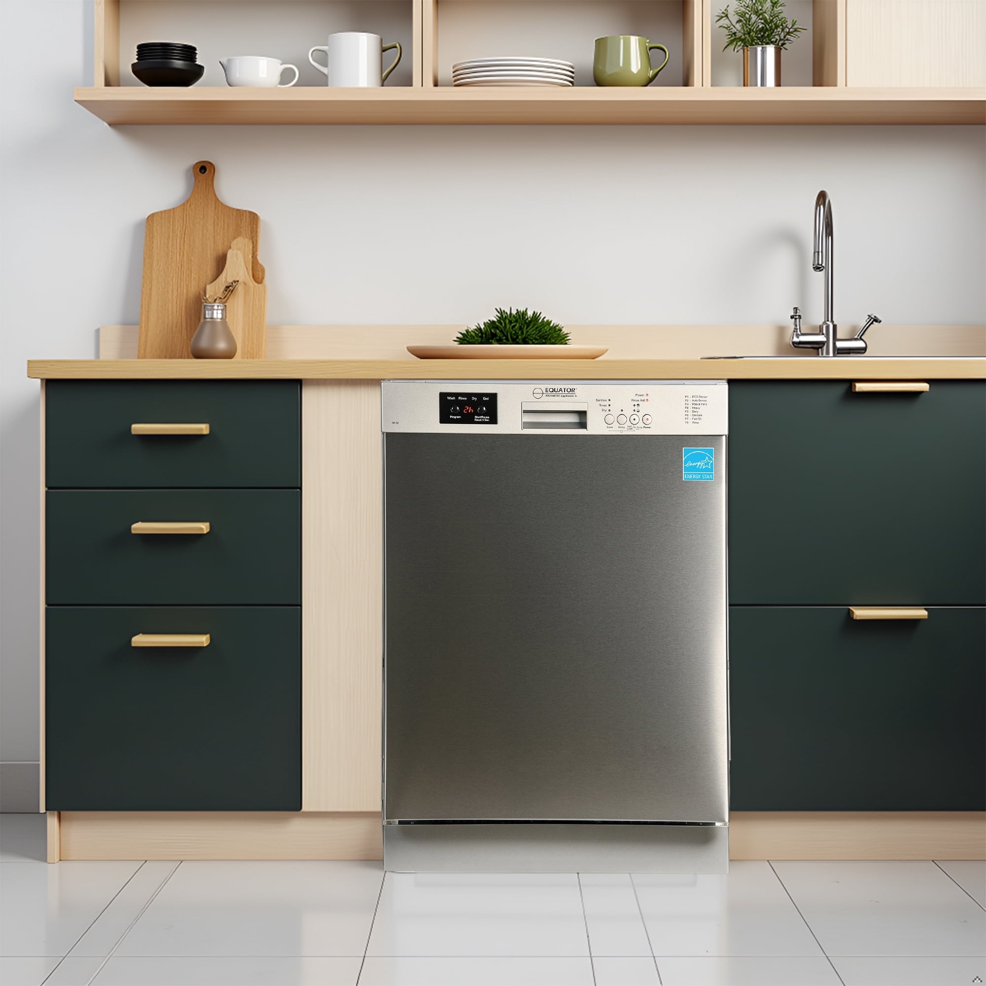 Equator Europe 24 Built in 14 place Dishwasher in White
