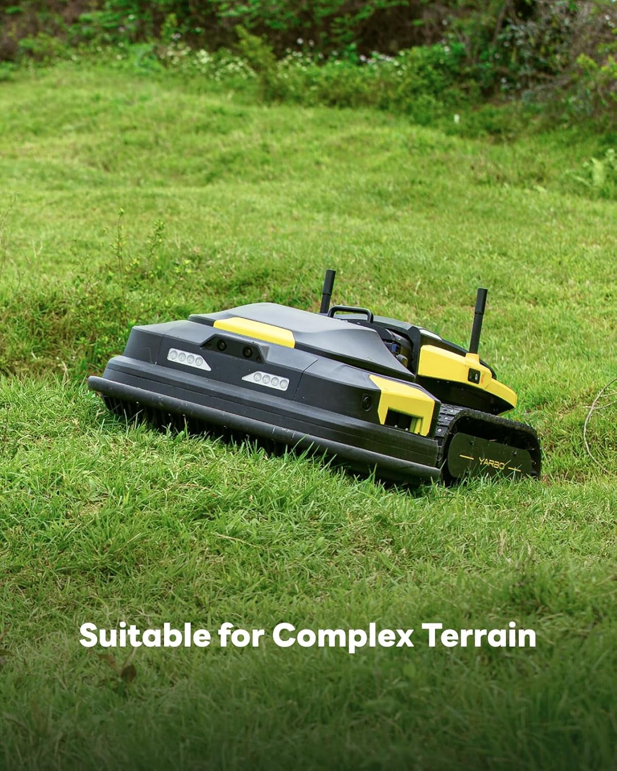 YARBO Robot Lawn Mower for Large Yard up to 6 Acres, Wire Free, 1.2-4.0 Cutting Height, Auto Recharging, AI Vision & Rtk for Navigation