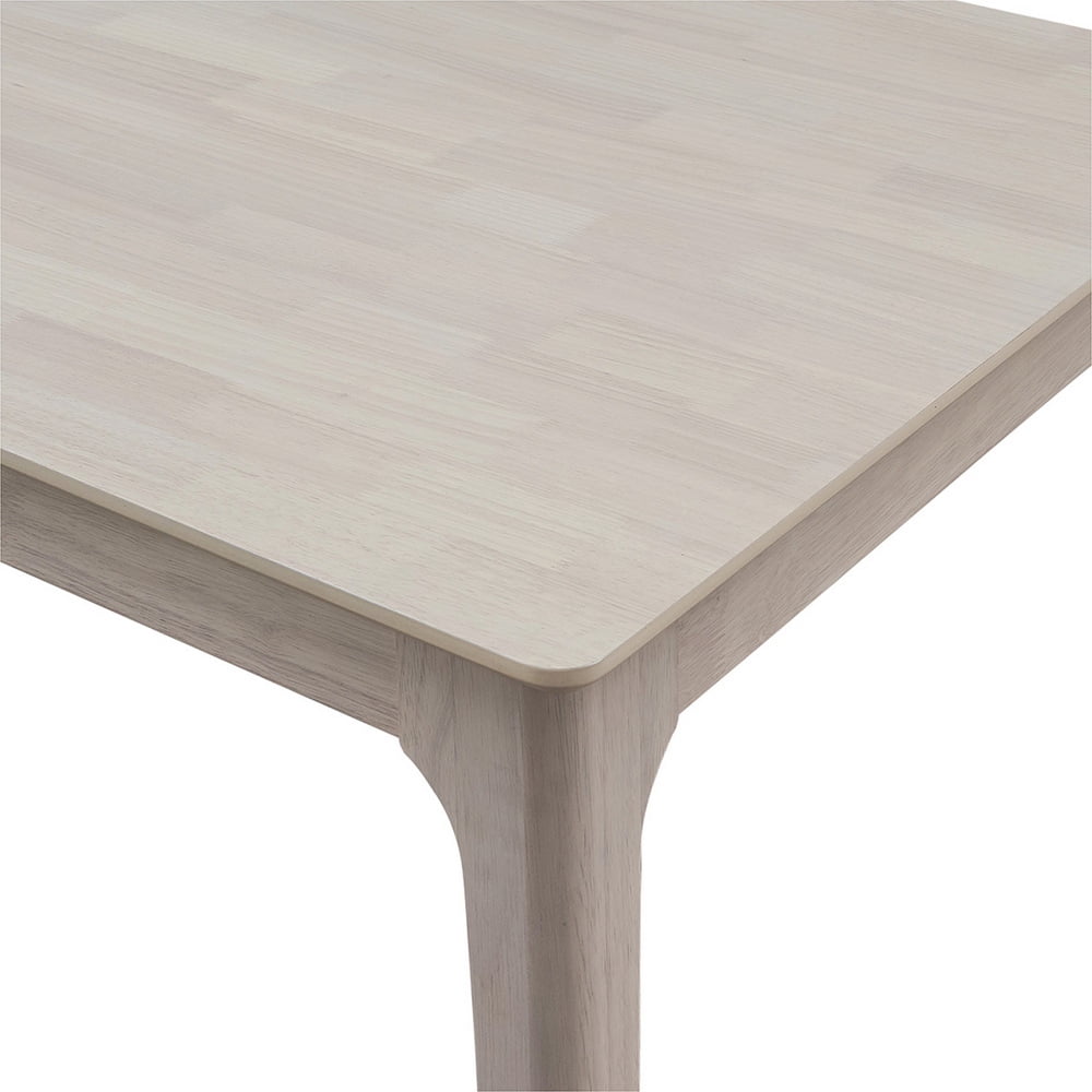 ACTU 57.9 Rectangular Wood Dining Table, Mid-Century Kitchen Table for Dining Room, Walnut