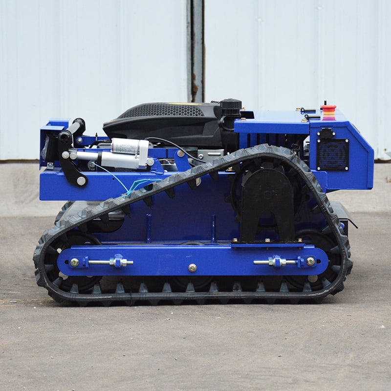 DeepKron Robotic Lawn Mower Gasoline Rato 225cc 9HP Remote Controlled Tracked Lawn Mower All-Terrain Robotor Mower Classic