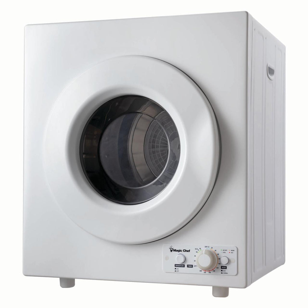 Magic Chef 2.6 cu ft Compact Electric Dryer, White