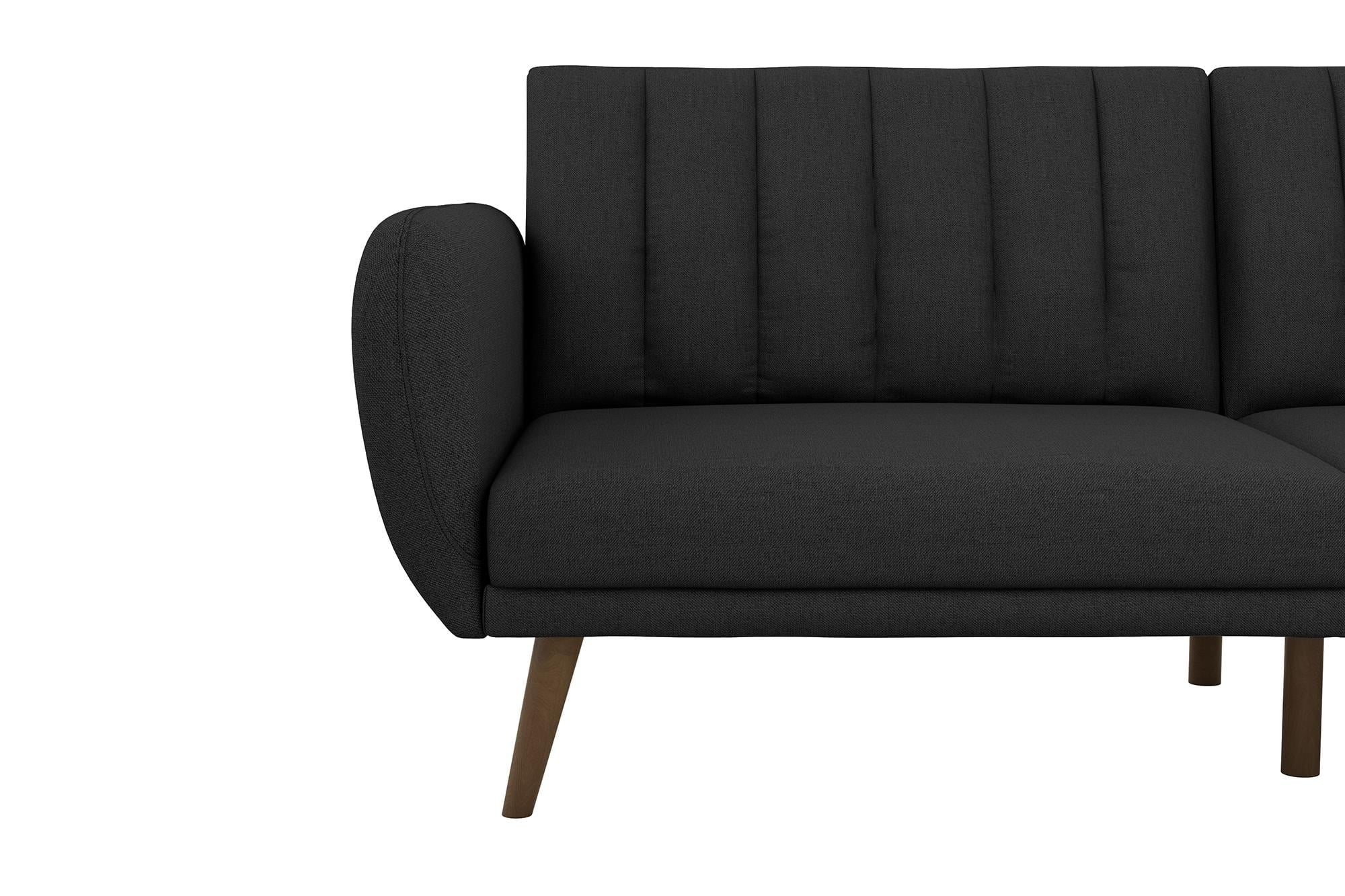 Novogratz Brittany Futon, Blue Linen