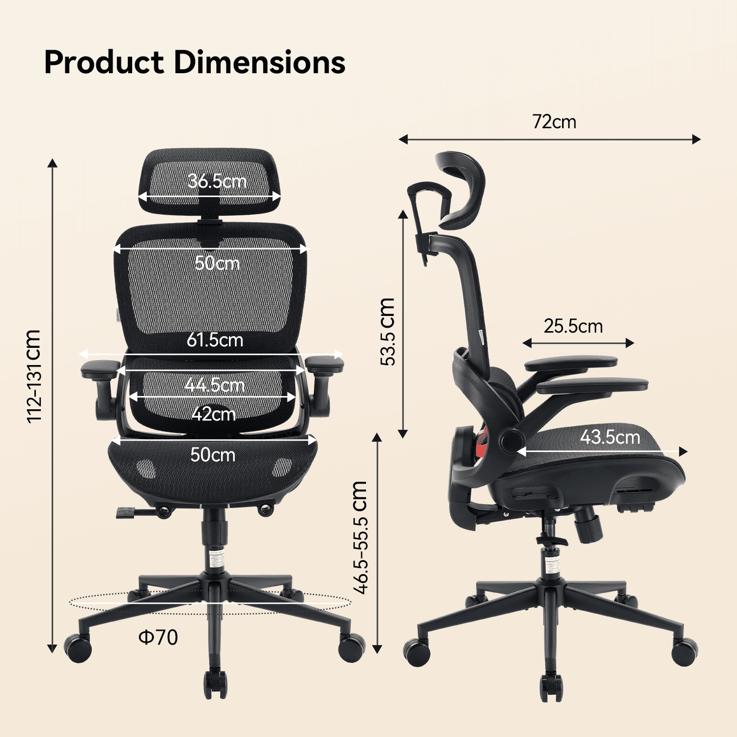 SIHOO B100 Pro Ergonomic Office Chair, Adaptive Elastic Lumbar Desk Chair, 4D Arms & 3D Ultra-Wide Headrest Computer Chair for Teenager, High Back Executive Chair for Home Office & Gaming, White