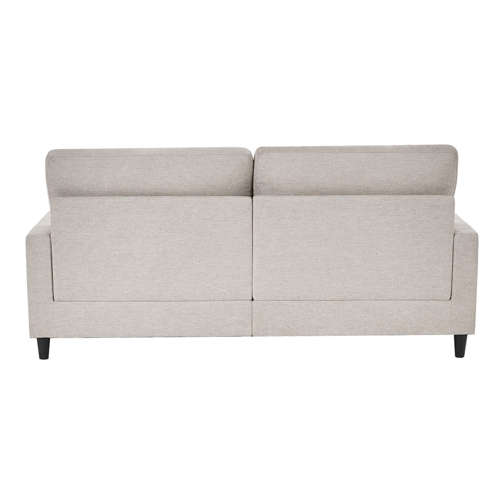 Mainstays 77 Square Arm Sofa, Light Grey