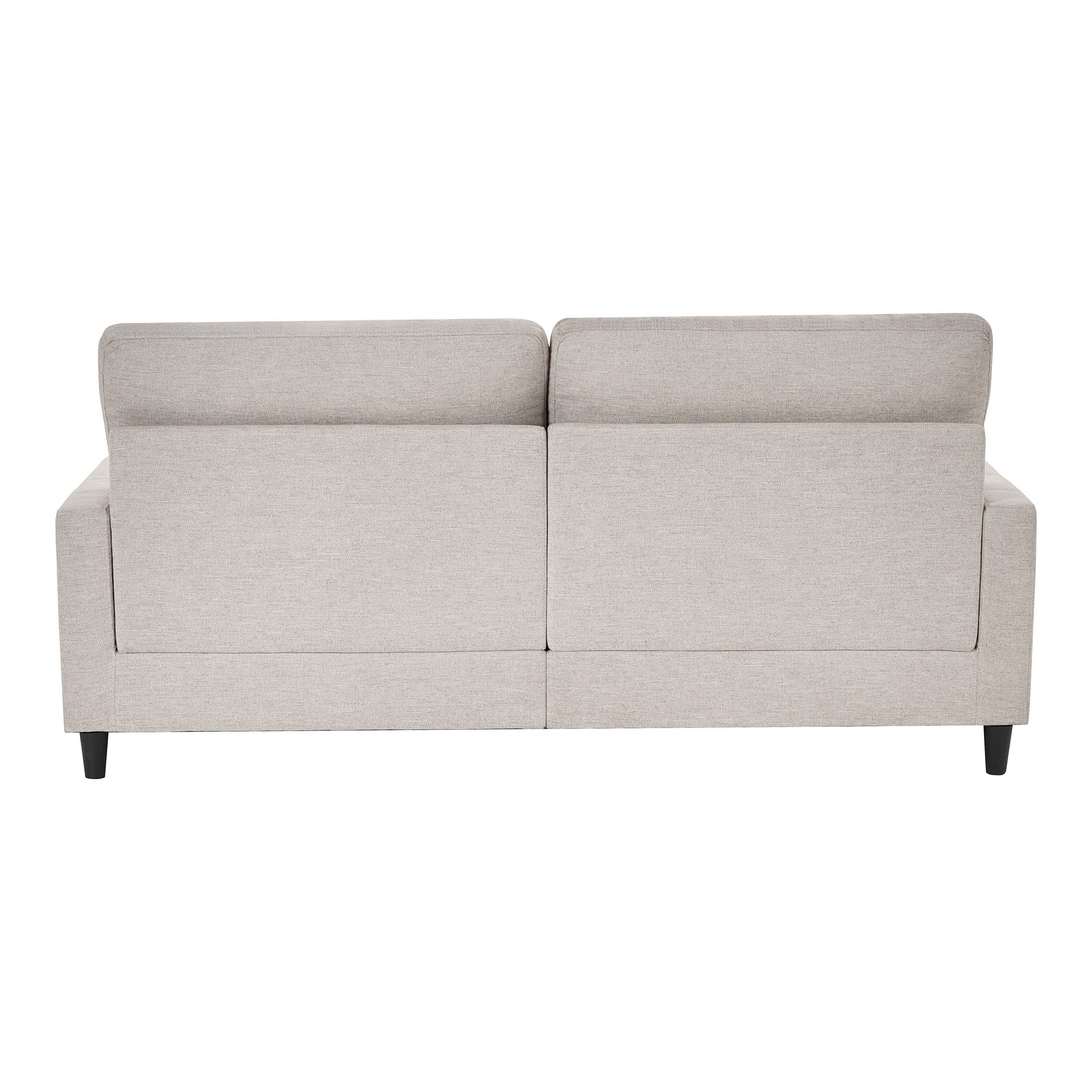 Mainstays 77 Square Arm Sofa, Light Grey