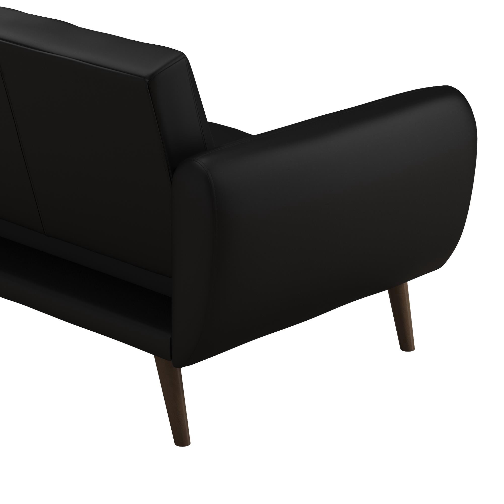 Novogratz Brittany Futon, Blue Linen