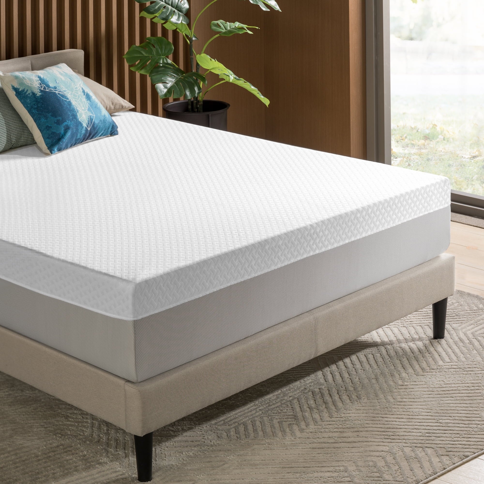 Zinus Cooling Airflow 10 Hybrid Mattress in a Box, Adult, Queen