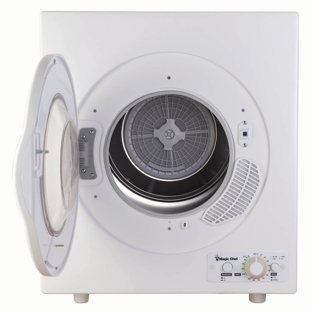 Magic Chef 2.6 cu ft Compact Electric Dryer, White