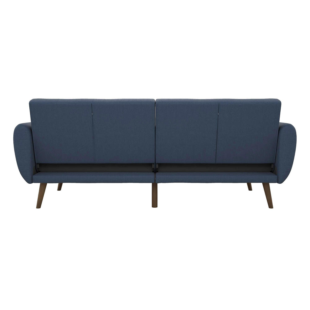 Novogratz Brittany Futon, Blue Linen