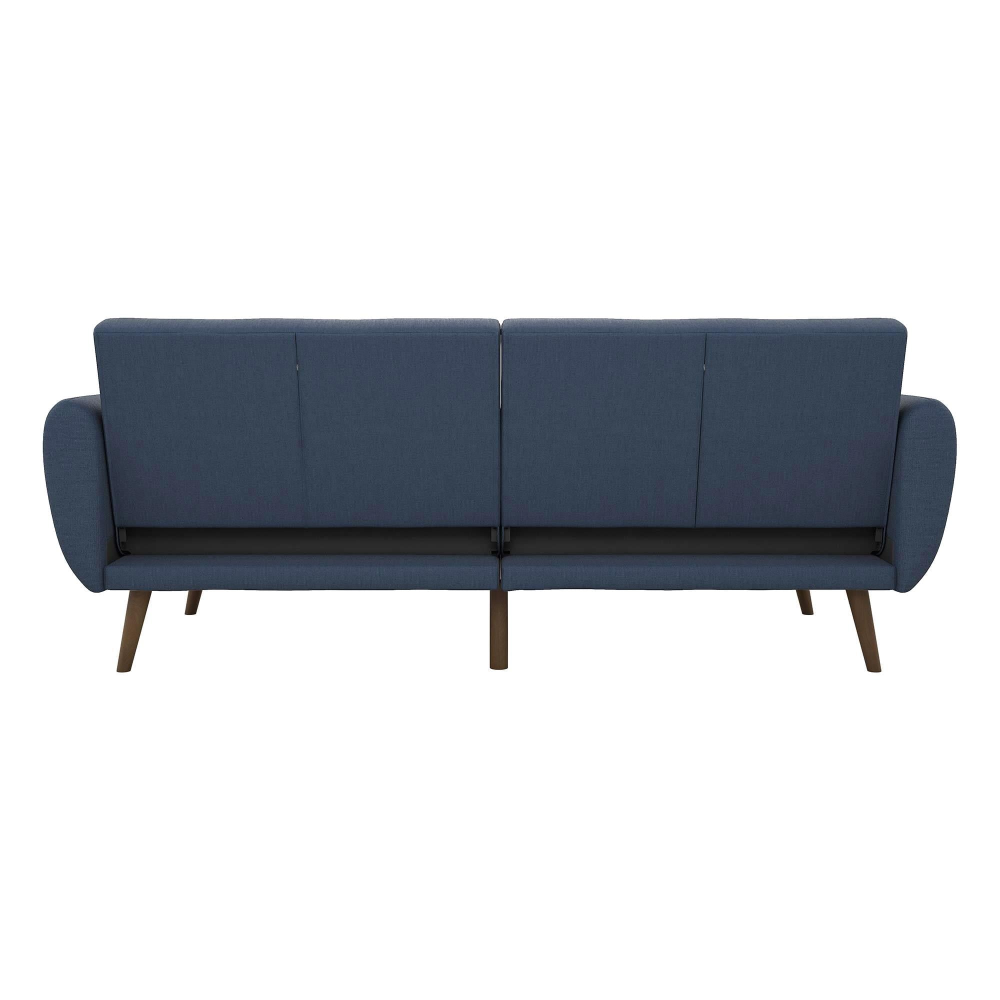 Novogratz Brittany Futon, Blue Linen