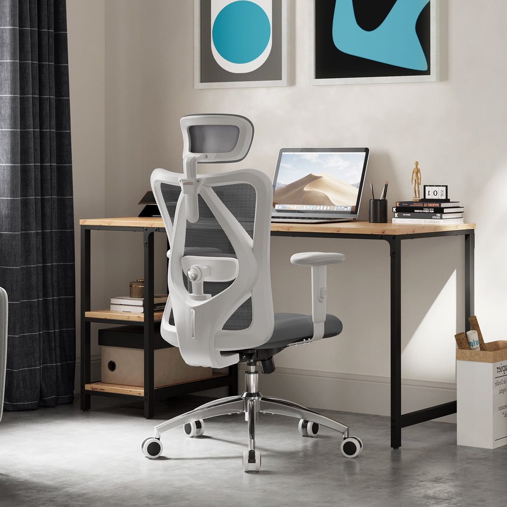 Sihoo M18 Mesh Ergonomic Office Chair with Adjustable Lumbar Support, High Back, Black