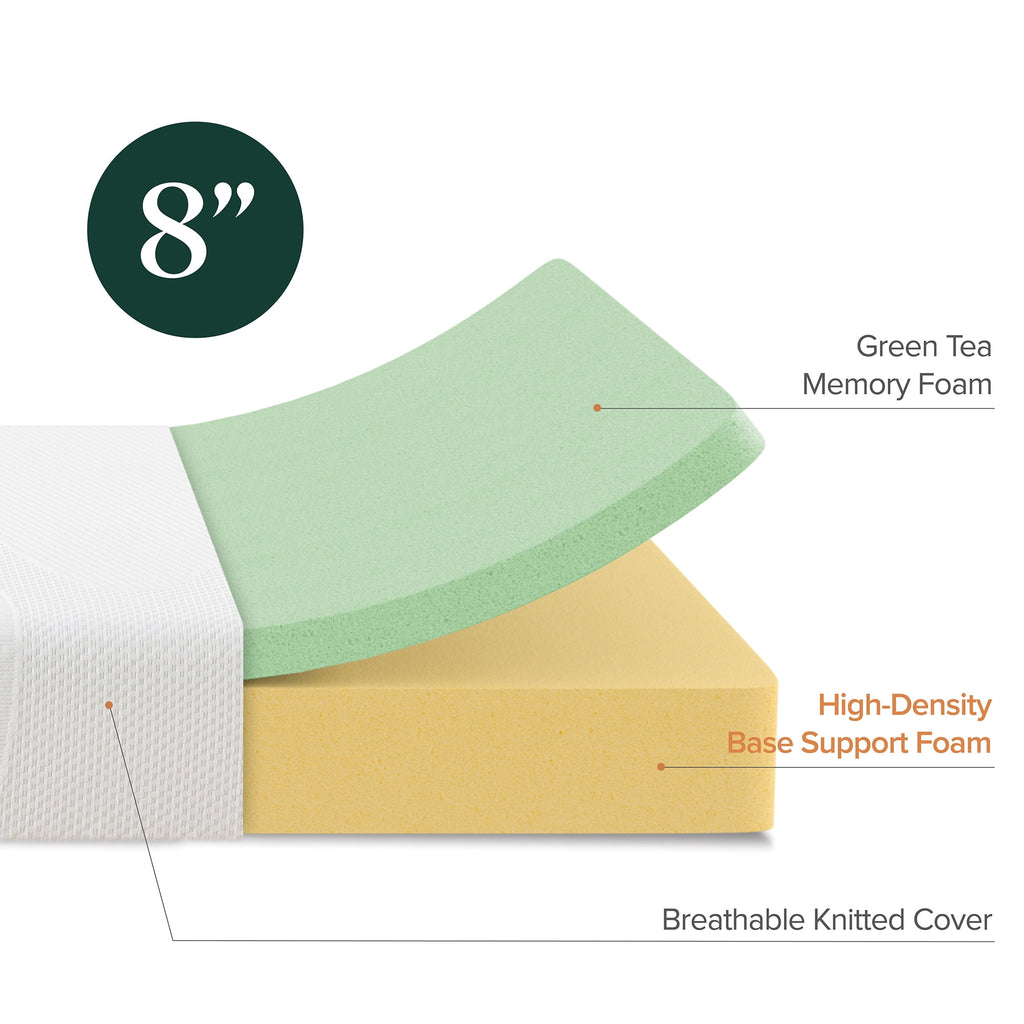 Zinus Spa Sensations Serenity 8 Memory Foam Mattress, Queen