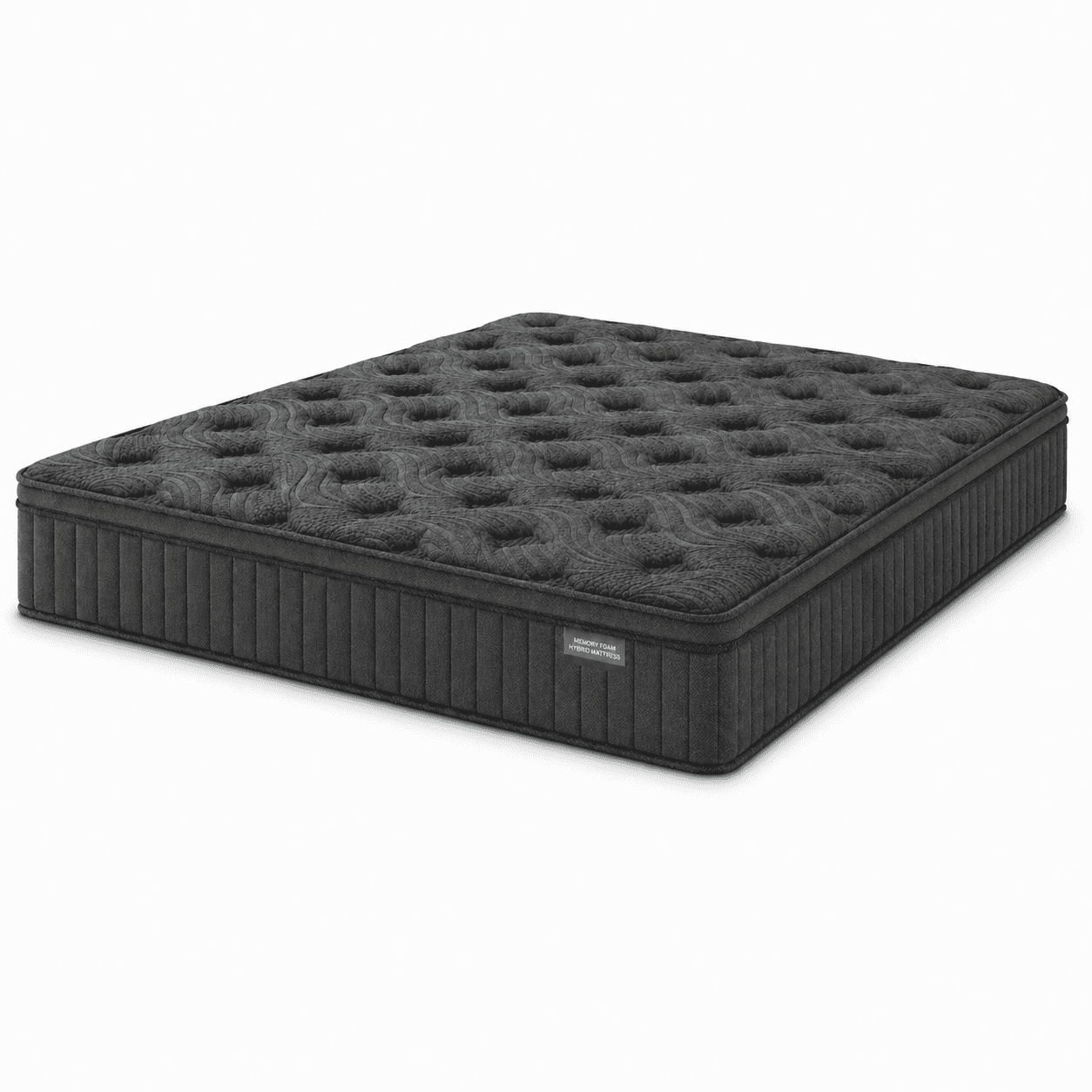 Trujae 12 inch Queen Mattress in a Box, Gel Memory Foam Hybrid Mattress with Pocket Coils, Medium Firm Comfort, Pressure Relief