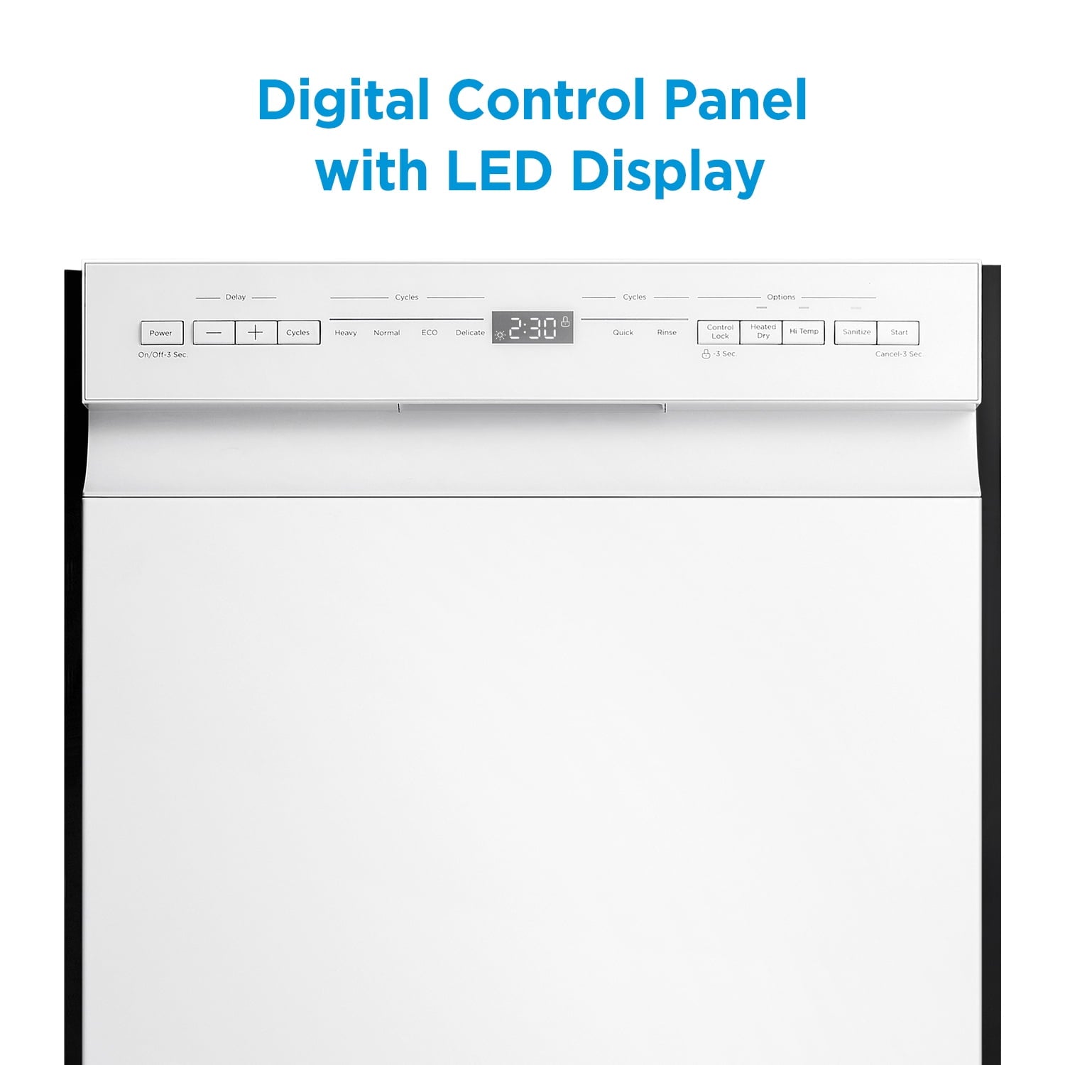 Midea Compact 18-Inch Built-In Dishwasher Stainless
