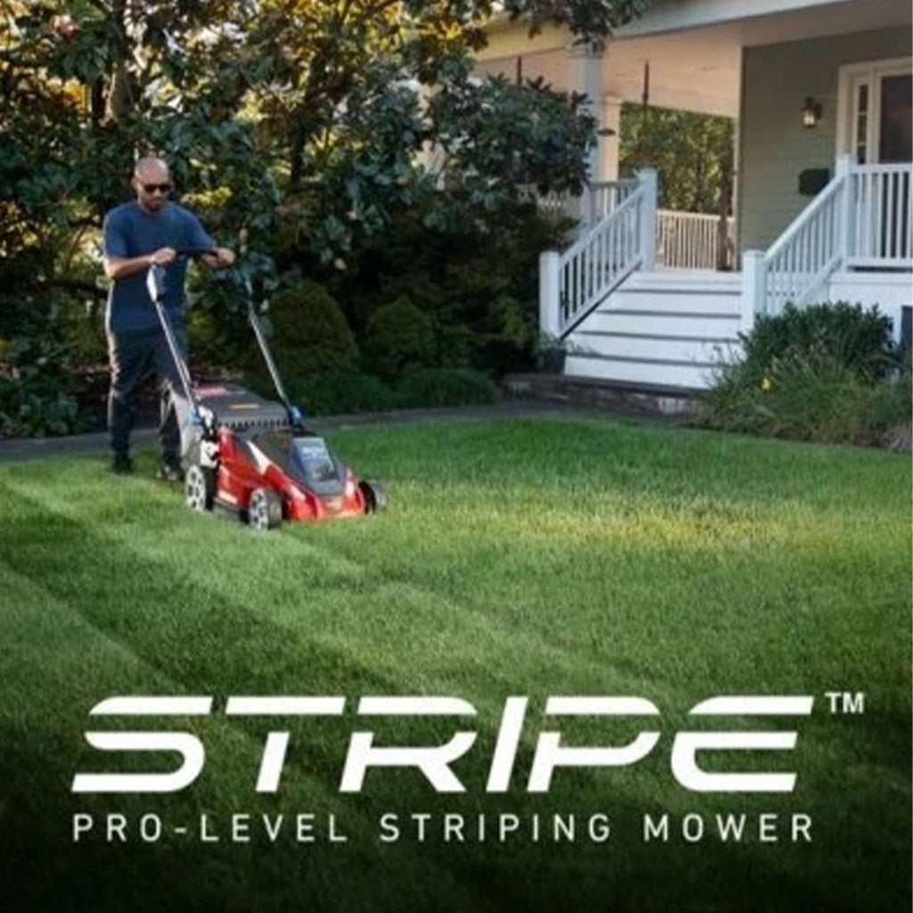 TORO Foldable 21-Inch Stripe Electric Self Propelled Lawn Mower 60-Volt