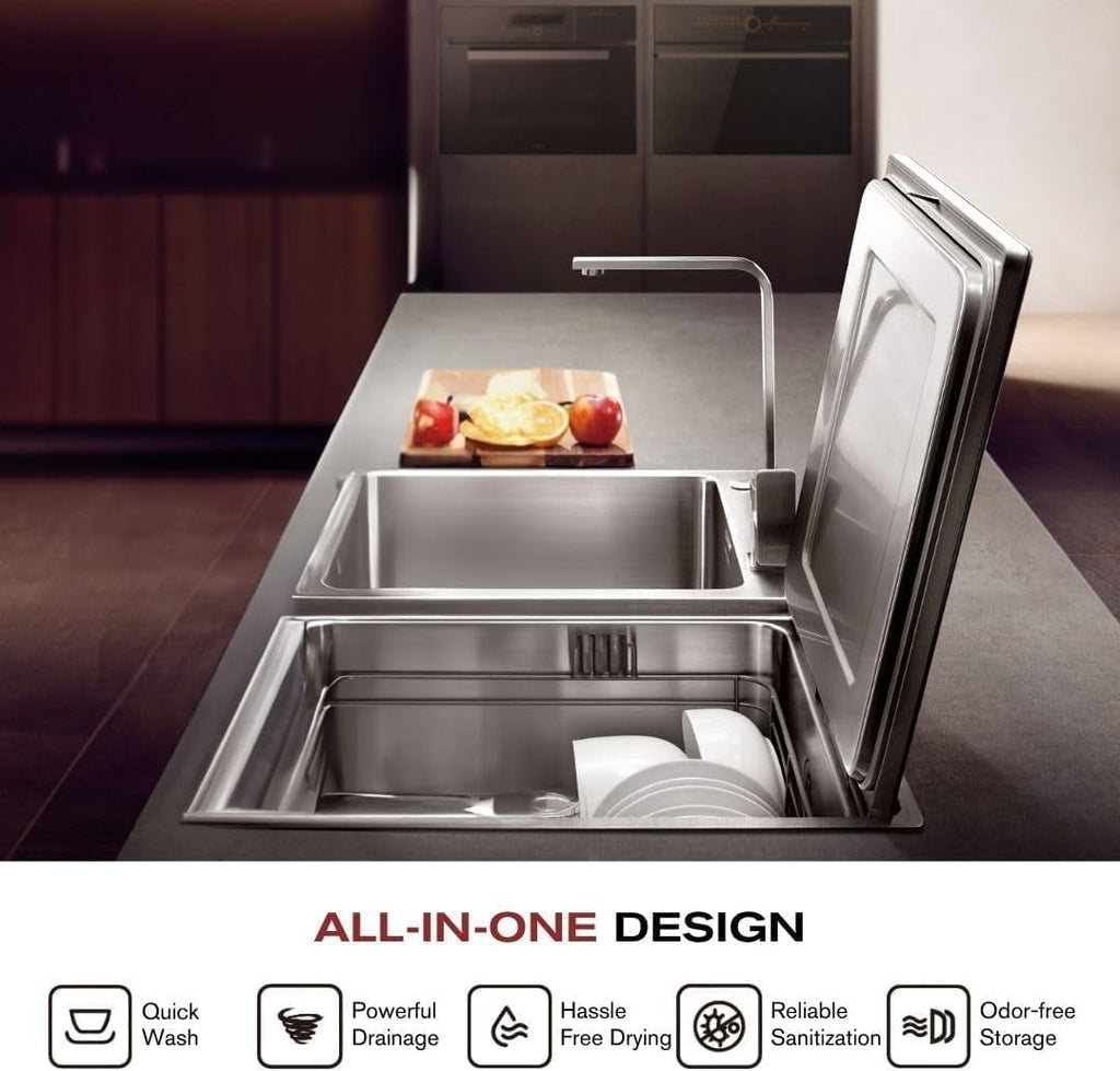 FOTILE SD2F-P5L 3-In-1 In-Sink Dishwasher