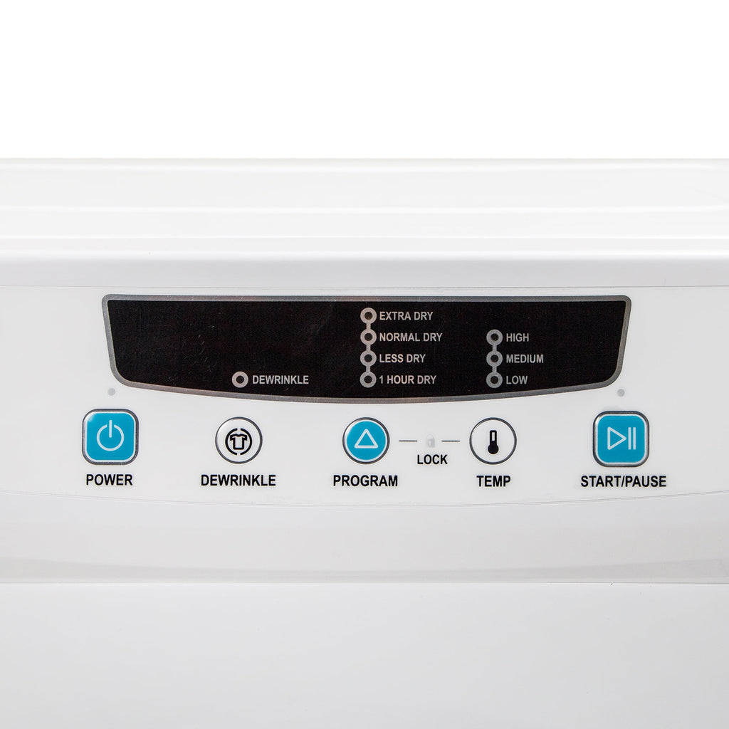 Magic Chef Compact 3.5 cu. ft. Electric Dryer in White in White