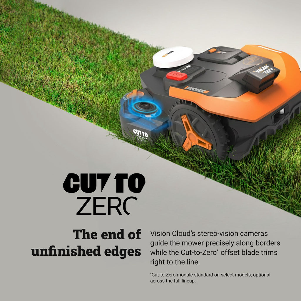 Worx WR310.1 Landroid Vision Cloud 2WD Robotic Lawn Mower (¼ Acre)
