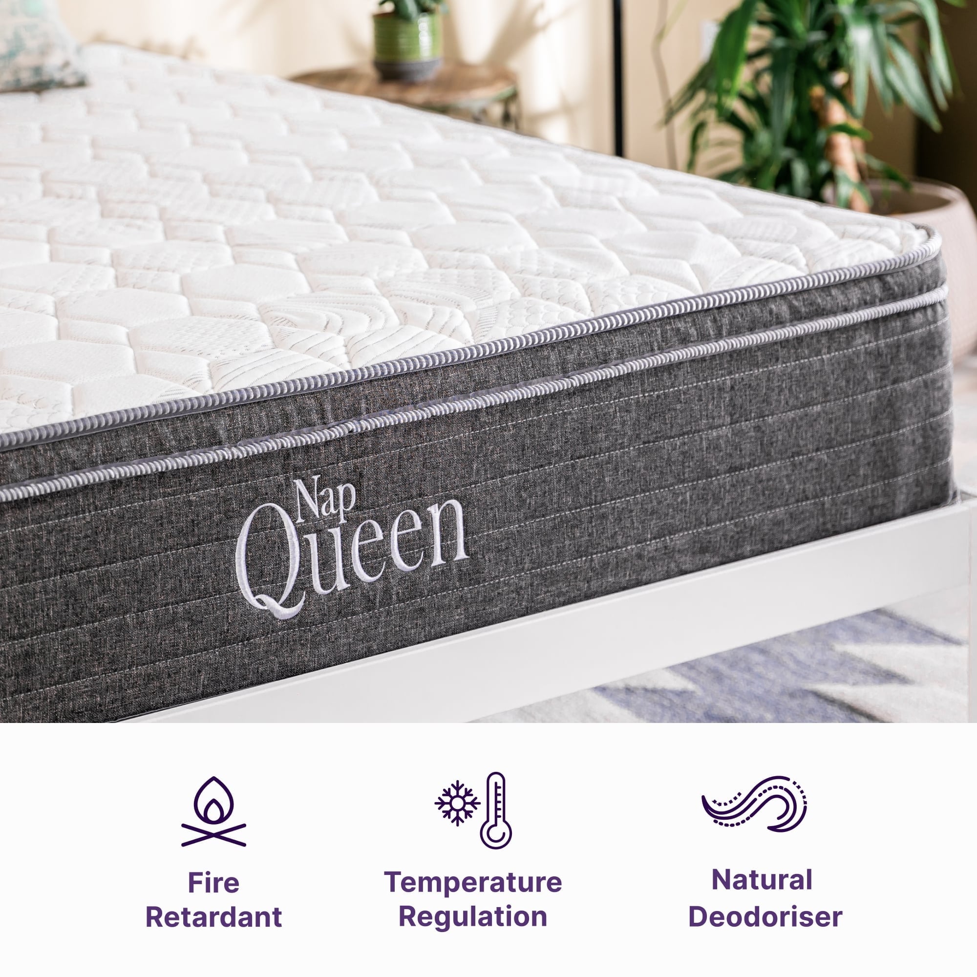 Nap Queen Victoria 10 Inch Gel-Infused Hybrid Queen Mattress