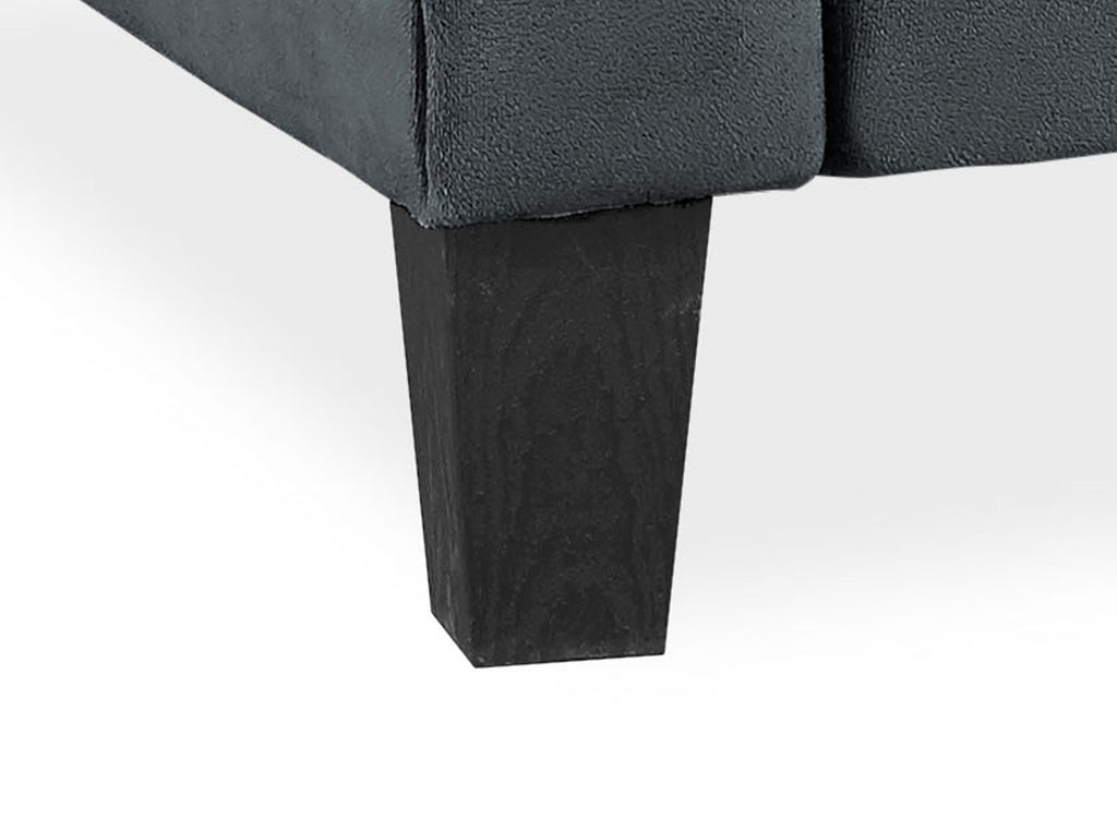 Lifestyle Solutions Alexa Sofa with Rolled Arms, Gray Fabric