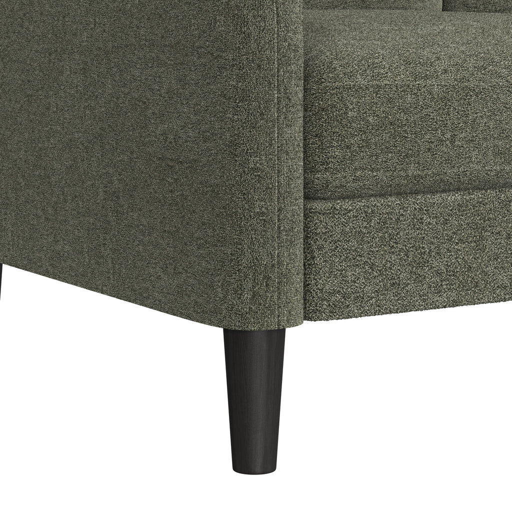 Mainstays Westley Swoop Arm 74 Sofa, Moss Green