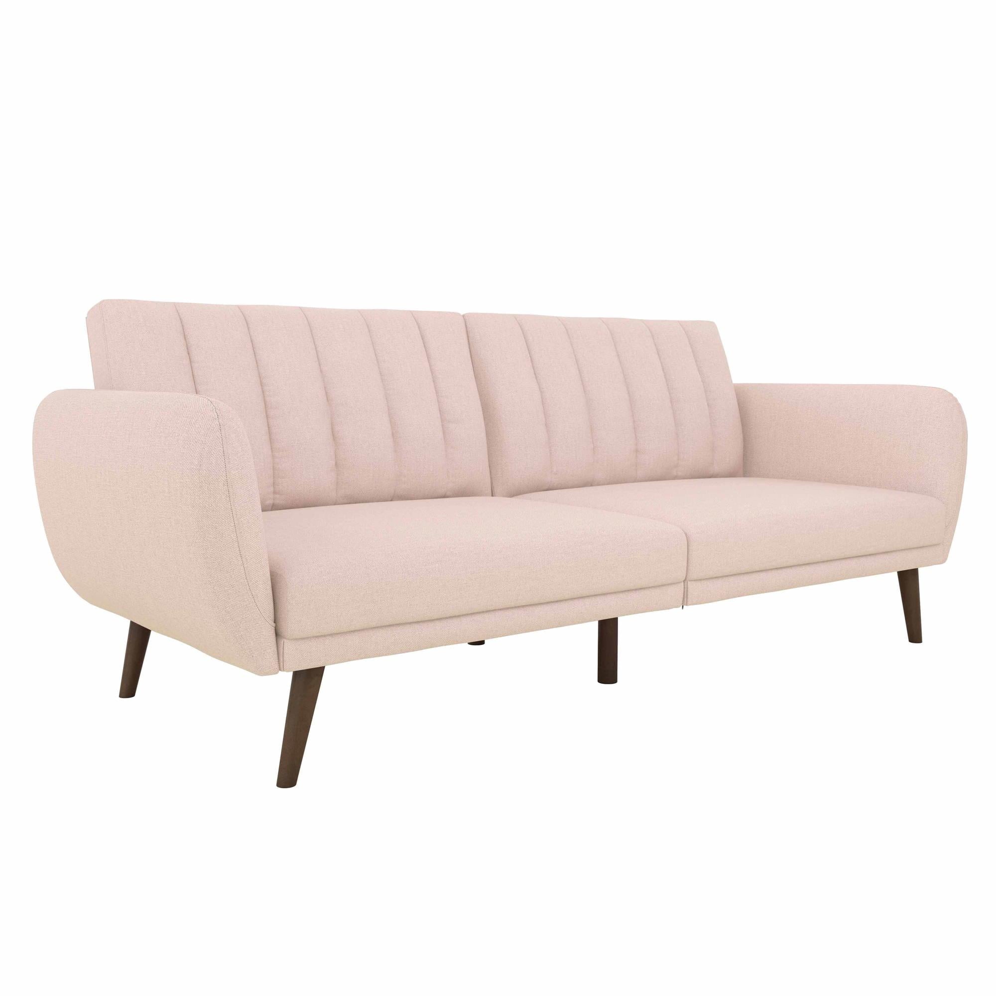 Novogratz Brittany Futon, Blue Linen